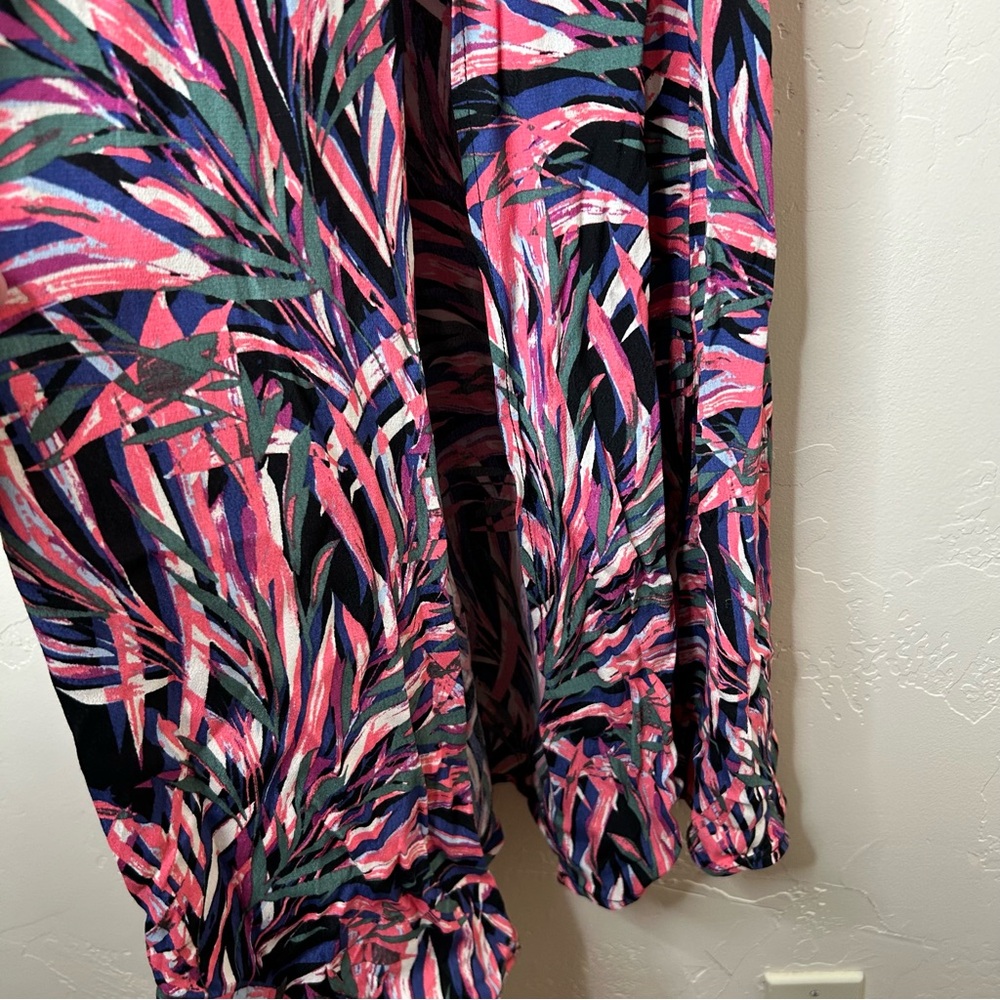 Evereve Hadley Strapless Maxi Dress Palm Print Size S - Picture 7 of 16